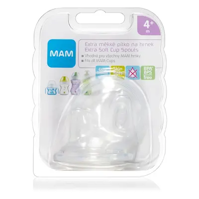 MAM Baby Bottles Extra Soft Cup Spout tartalék itató 4m+ 2 db