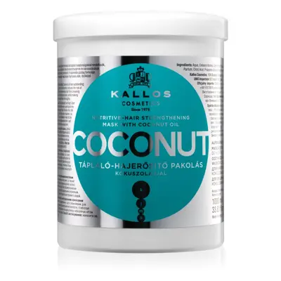 Kallos KJMN Professional Coconut tápláló maszk meggyengült hajra 1000 ml