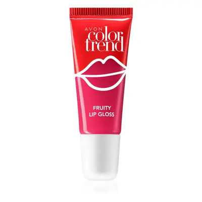 Avon ColorTrend Fruity Lips ízesített szájfény árnyalat Peach 10 ml