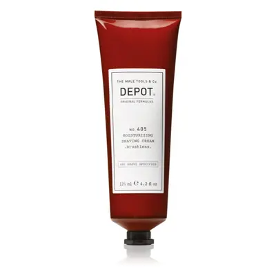 Depot No. 405 Moisturizing Shaving Cream hidratáló borotválkozó krém brushless 125 ml