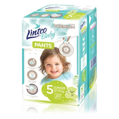 Linteo Baby Pants eldobható nadrágpelenkák Junior Premium 12-17 kg 20 db