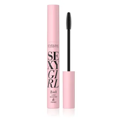 Eveline Cosmetics Sexy Girl dúsító és hosszabbító szempillaspirál 2 az 1-ben árnyalat Black 10 m