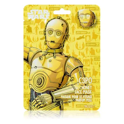 Mad Beauty Star Wars C3PO hidratáló gézmaszk mézzel 25 ml