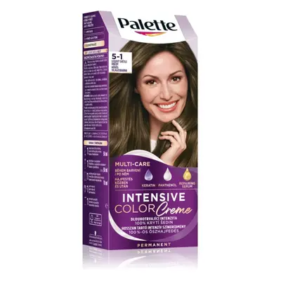 Schwarzkopf Palette Intensive Color Creme tartós hajfesték árnyalat 5-1 Cool Light Brown 1 db