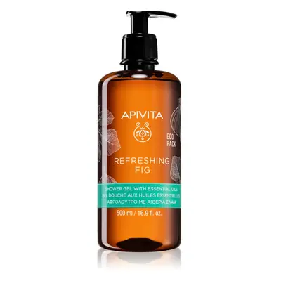 Apivita Refreshing Fig Shower Gel felfrissítő tusfürdő gél esszenciális olajokkal 500 ml