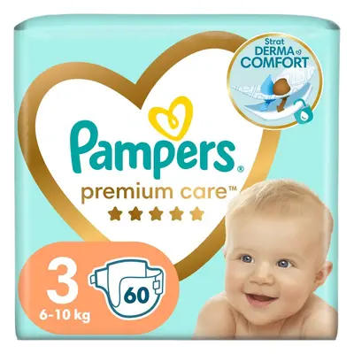 Pampers Premium Care Size 3 eldobható pelenkák 6-10 kg 60 db