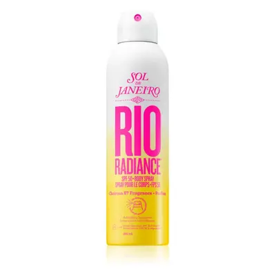 Sol de Janeiro Rio Radiance Frissítő és hidratáló spray a bőr védelmére SPF 50 200 ml