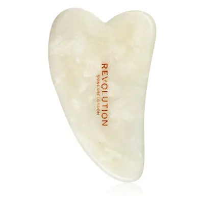 Revolution Skincare Gua Sha Jade masszázs szegédeszköz az arcra 1 db