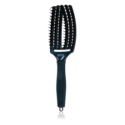 Olivia Garden Fingerbrush Midnight Desert lapos kefe odstín Saphire 27 cm