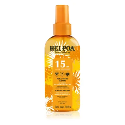 Hei Poa Tahiti Monoi Oil Tahiti Monoi Oil száraz olaj napozáshoz SPF 15 150 ml