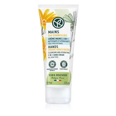 Yves Rocher Mains hidratáló kézkrém antibakteriális adalékkal Organic Arnica Water 75 ml