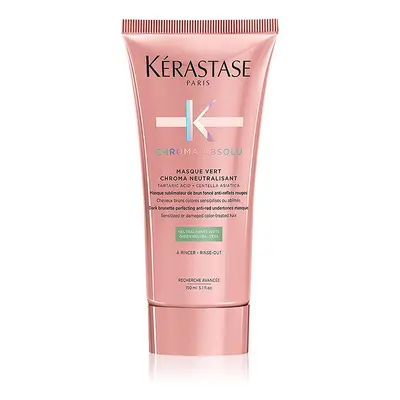 Kérastase Chroma Absolu Masque Vert Chroma Neutralisant piros tónust neutralizáló haj korrektor 