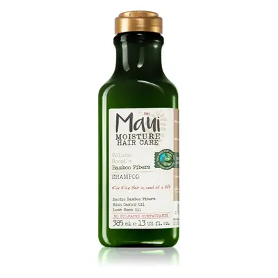 Maui Moisture Volume Boost + Bamboo Fibers erősítő sampon finom és lesimuló hajra 385 ml