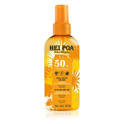 Hei Poa Tahiti Monoi Oil száraz olaj napozáshoz SPF 50 150 ml