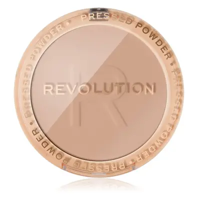 Makeup Revolution Reloaded gyengéd kompakt púder árnyalat Vanilla 6 g