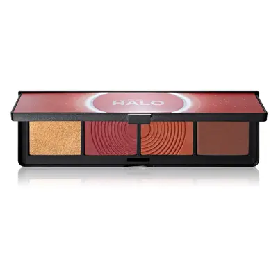 Smashbox Halo Sculpt + Glow Face Palette bőrélénkítő és arcpirosító sminkpaletta árnyalat Berry 