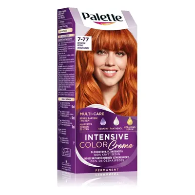 Schwarzkopf Palette Intensive Color Creme tartós hajfesték árnyalat 7-77 Intensive Copper 1 db