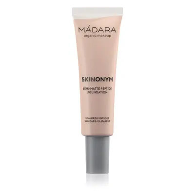 Mádara Skinonym Semi-Matte Peptide tartós alapozó peptidekkel árnyalat Rose Ivory 30 30 ml