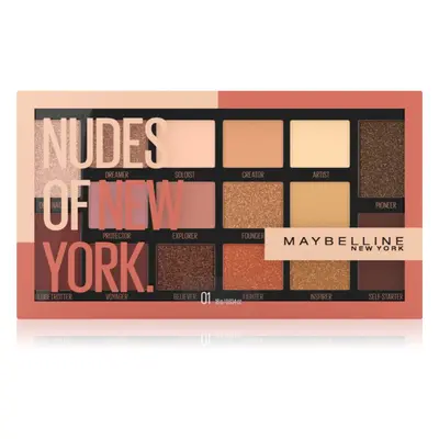 Maybelline Nudes Of New York szemhéjfesték paletta 18 g