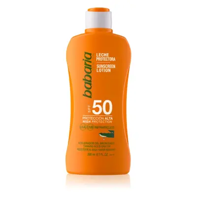 Babaria Sun Protective vízálló napozótej SPF 50 200 ml