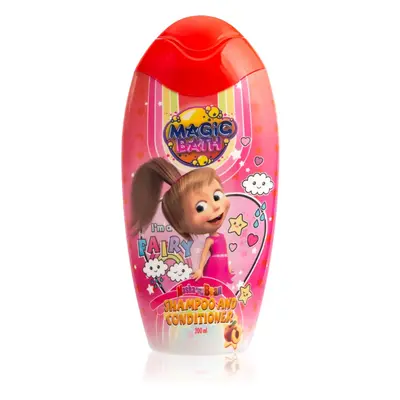 Masha & The Bear Magic Bath Shampoo and Conditioner sampon és kondicionáló 2 in1 gyermekeknek 20