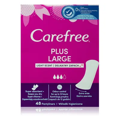 Carefree Plus Large Light Scent tisztasági betétek 48 db