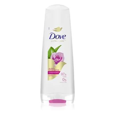 Dove Aloe & Rose Water kondicionáló a hidratálásért és a fényért 350 ml