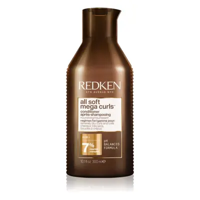 Redken All Soft Mega Curls kondicionáló a hullámos és göndör hajra 300 ml