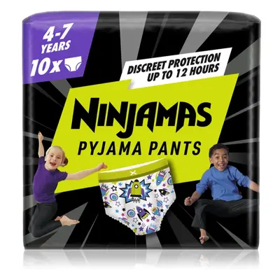 Pampers Ninjamas Pyjama Pants pizsama nadrágpelenkák 17-30 kg Spaceships 10 db