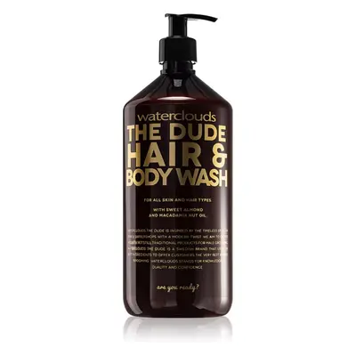 Waterclouds The Dude Hair & Body Wash tusfürdő gél és sampon 2 in 1 1000 ml