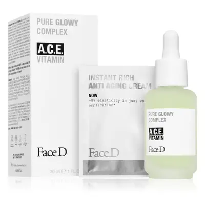 Face D Pure Glowy Complex antioxidáns szérum vitaminokkal A, C, E 30 ml