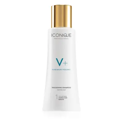 ICONIQUE Professional V+ Maximum volume Thickening shampoo tömegnövelő sampon a selymes hajért 1