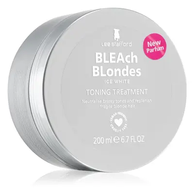 Lee Stafford Bleach Blondes Ice White hajmaszk semlegesíti a sárgás tónusokat 200 ml