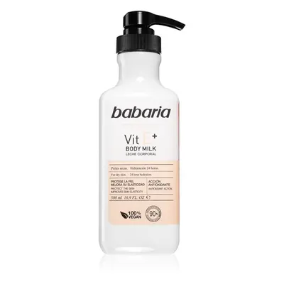 Babaria Vitamin E hidratáló testápoló tej száraz bőrre 500 ml