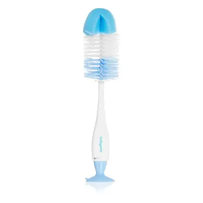 BabyOno Take Care Brush for Bottles and Teats tisztítókefe 2 az 1-ben Blue 1 db