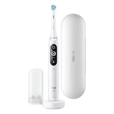 Oral B iO7 elektromos fogkefe tokkal White Alabaster 1 db