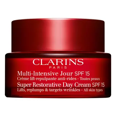 Clarins Super Restorative Day Cream SPF 15 nappali krém minden bőrtípusra SPF 15 50 ml