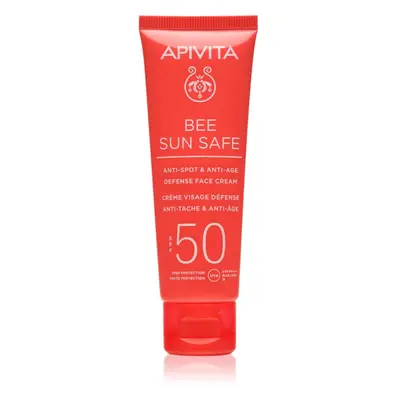 Apivita Bee Sun Safe védőkrém a bőröregedés ellen SPF 50 50 ml