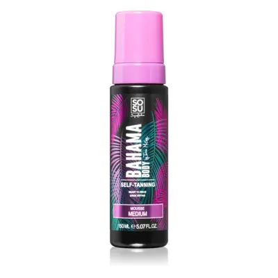 Bahama Body Self-Tanning önbarnító hab testre árnyalat Medium 150 ml