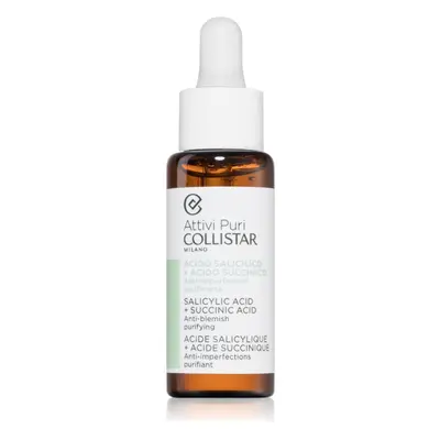 Collistar Attivi Puri Salicylic Acid + Succinic Acid méregtelenítő tisztító szérum 30 ml