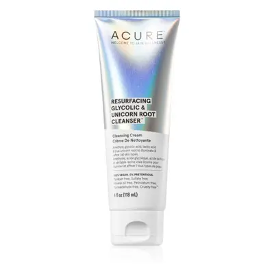 ACURE Resurfacing Glycolic & Unicorn Root tisztító krém az arcra 118 ml