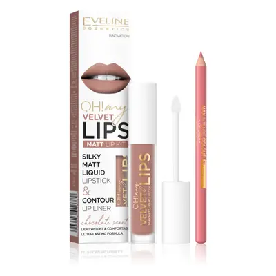 Eveline Cosmetics OH! my LIPS Velvet ajakápoló készlet 11 Cookie Milkshake 1 db