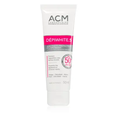 ACM Dépiwhite S védőkrém az arcra és dekoltázsra SPF 50+ 50 ml