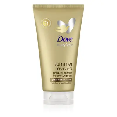 Dove Summer Revived önbarnító tej arcra és testre árnyalat LIght to Medium 75 ml