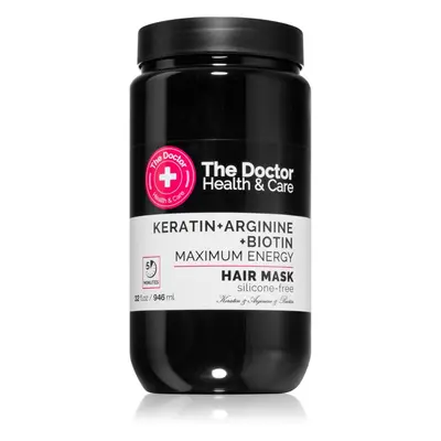 The Doctor Keratin + Arginine + Biotin Maximum Energy keratinos maszk hajra 946 ml