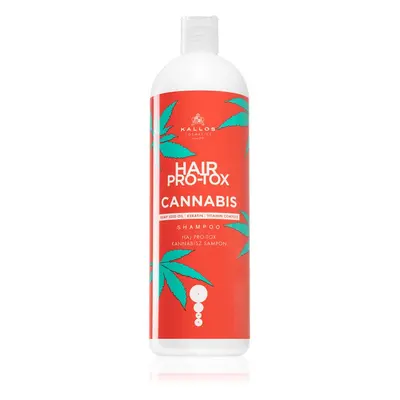 Kallos Hair Pro-Tox Cannabis regeneráló sampon kender olajjal 1000 ml