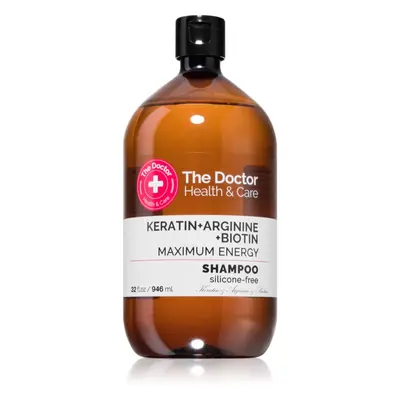 The Doctor Keratin + Arginine + Biotin Maximum Energy keratin sampon az erős és fénylő hajért 94