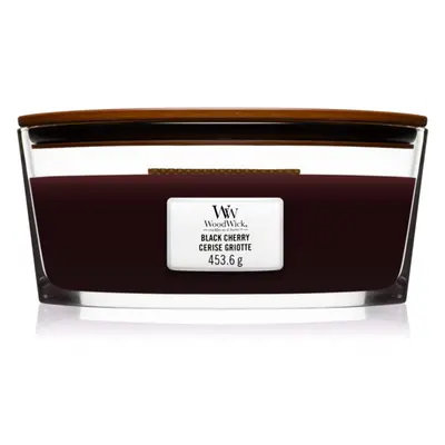 Woodwick Black Cherry illatgyertya fa kanóccal (hearthwick) 453 g