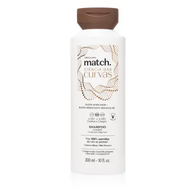 Match. Science of Curves hidratáló sampon hullámos és göndör hajra 300 ml