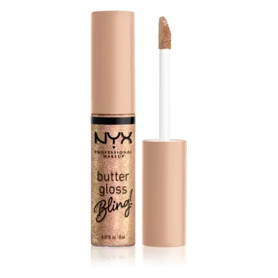 NYX Professional Makeup Butter Gloss Bling ajakfény csillogó árnyalat 01 Bring The Bling 8 ml